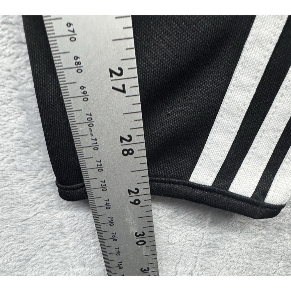 Adidas ClimaLite Black Track Pants White 3-Stripe Women's SIze XS - Picture 5 of 5